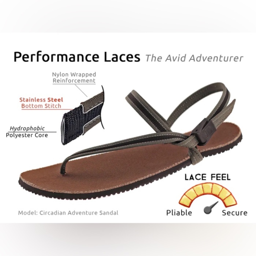 EarthRunners Black Minimalist Grounding Sandals (Women's 8.5)